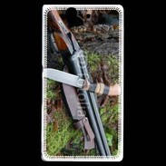 Coque Sony Xperia Z Fusil de chasse et couteau 2