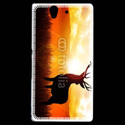 Coque Sony Xperia Z Silhouette d'un cerf 5