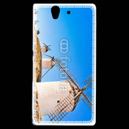 Coque Sony Xperia Z Paysage avec des moulins