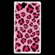 Coque Sony Xperia Z Léopard rose