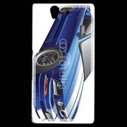 Coque Sony Xperia Z Mustang bleue