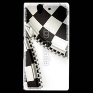 Coque Sony Xperia Z Zipper course
