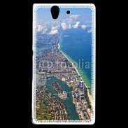 Coque Sony Xperia Z Vue aérienne de la cote de Miami