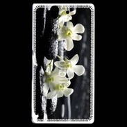 Coque Sony Xperia Z Orchidée blanche Zen 11
