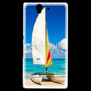 Coque Sony Xperia Z Bateau plage de Cuba