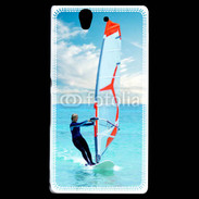 Coque Sony Xperia Z Planche à voile en mer des caraïbes