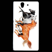 Coque Sony Xperia Z Trio de chevaux