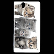 Coque Sony Xperia Z Groupe de chatons