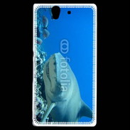 Coque Sony Xperia Z Requin citron
