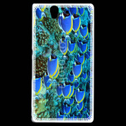 Coque Sony Xperia Z Banc de poissons bleus