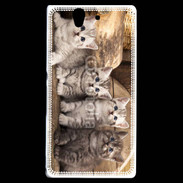 Coque Sony Xperia Z Chaton gris 2