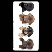 Coque Sony Xperia Z Alignement de petits chiens