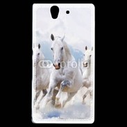 Coque Sony Xperia Z Chevaux blancs