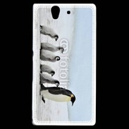 Coque Sony Xperia Z Famille de Pingouin Empereur