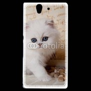 Coque Sony Xperia Z Adorable chaton persan 2