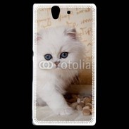 Coque Sony Xperia Z Adorable chaton persan 2