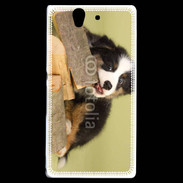 Coque Sony Xperia Z Chiot bucheron