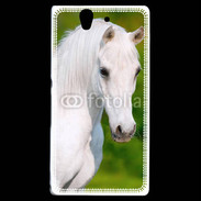 Coque Sony Xperia Z Portrait cheval blanc 10