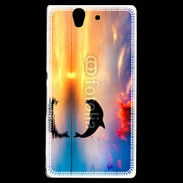 Coque Sony Xperia Z Dauphin dans l'océan 5