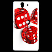 Coque Sony Xperia Z Jeu de dés rouges