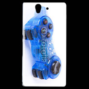 Coque Sony Xperia Z Manette de jeux bleue