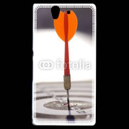 Coque Sony Xperia Z fléchette dans le mil