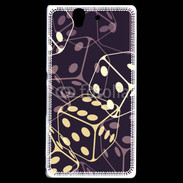 Coque Sony Xperia Z Illustration de dés noirs