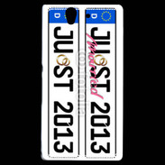 Coque Sony Xperia Z Plaque Just maried