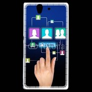 Coque Sony Xperia Z Réseau social