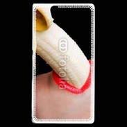 Coque Sony Xperia Z Manger une banane
