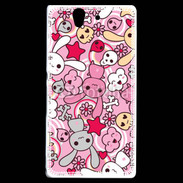 Coque Sony Xperia Z Lapin crétin