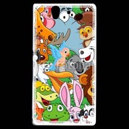 Coque Sony Xperia Z Animaux cartoon
