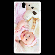 Coque Sony Xperia Z Sourire de bébé en rose