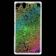 Coque Sony Xperia Z Empreintes digitales de couleur