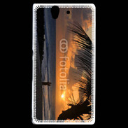 Coque Sony Xperia Z Couple romantique sur la plage
