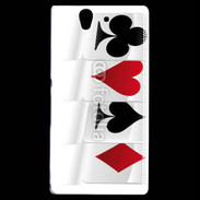 Coque Sony Xperia Z Carte de poker 2