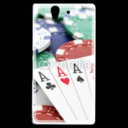 Coque Sony Xperia Z Passion du poker