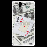 Coque Sony Xperia Z Paire d'as au poker 2
