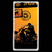 Coque Sony Xperia Z motorcycle rider background