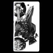 Coque Sony Xperia Z Tuning moto noire