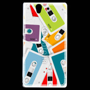 Coque Sony Xperia Z Cassette audio couleur 1