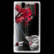 Coque Sony Xperia Z Gardien de Hockey sur glace
