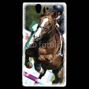 Coque Sony Xperia Z Saut d'obstacle Equitation