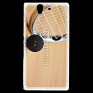 Coque Sony Xperia Z Squash raquette et balle