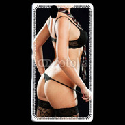 Coque Sony Xperia Z Lingerie de charme avec cravate