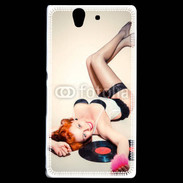 Coque Sony Xperia Z Pin up musique