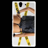 Coque Sony Xperia Z Enquête de police sexy
