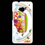 Coque HTC One Flower power