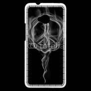 Coque HTC One Paix et fumée