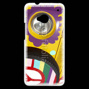 Coque HTC One Voiture Hippie style